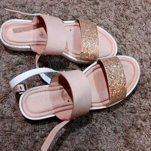 Girls sparkly sandals
